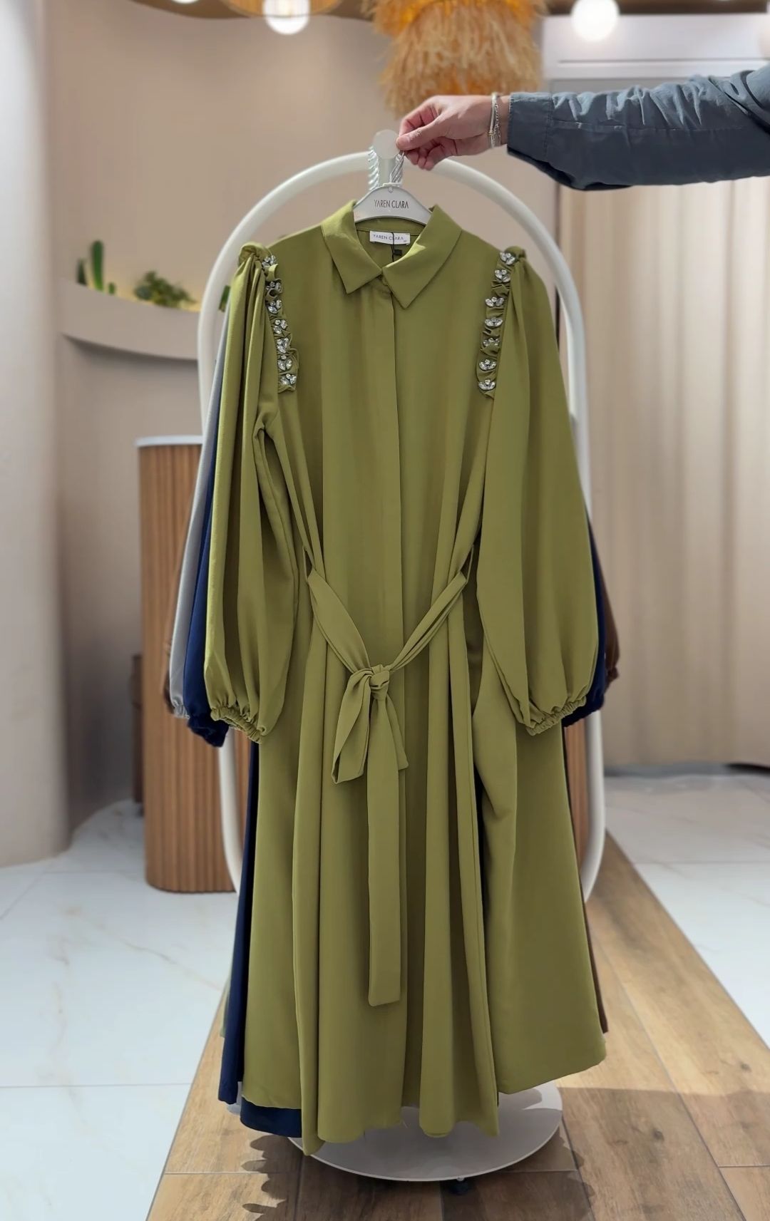 TAŞ DETAYLI 2'Lİ TAKIM