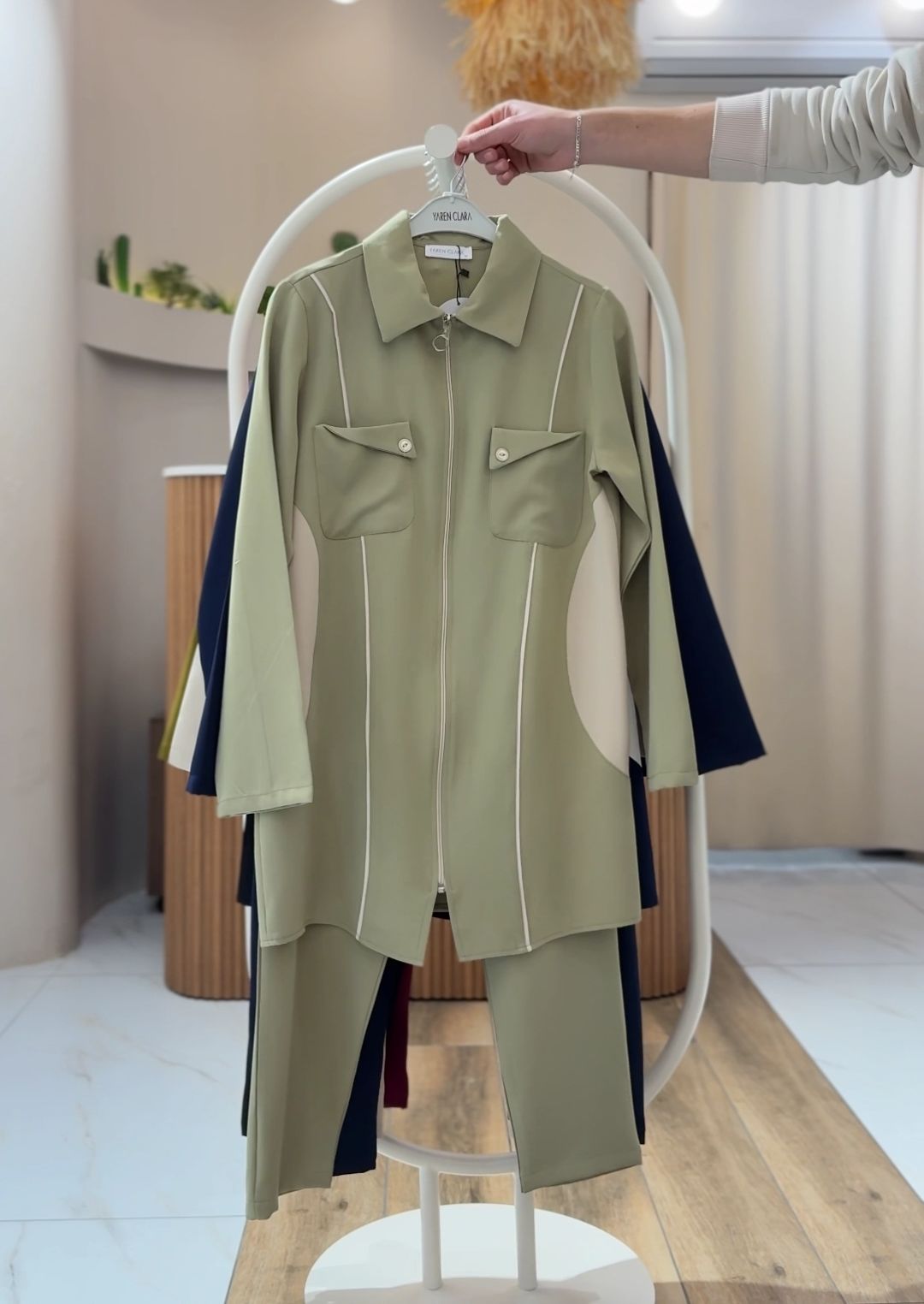 4 Mevsim Kumaş Tesettür Takım VİOLE - 40