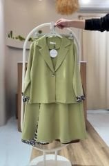 LEOPAR DETAYLI ETEKLİ TAKIM