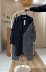 KOT DETAYLI CEKETLİ TAKIM