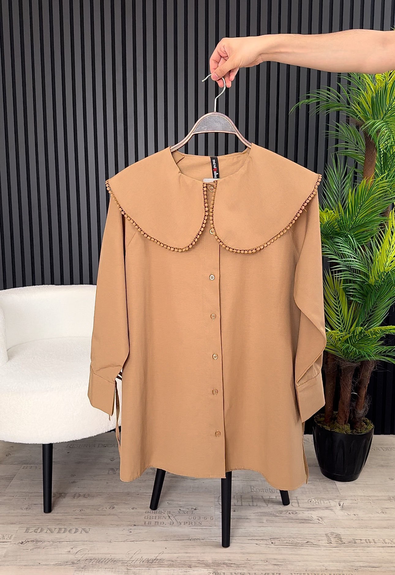 İLKBAHAR-YAZ SEZONU TUNİK KREM - STANDART