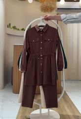 4 Mevsim Kumaş Tesettür Takım ( 1 BEDEN BÜYÜK ALIN )