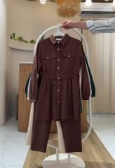 4 Mevsim Kumaş Tesettür Takım ( 1 BEDEN BÜYÜK ALIN )