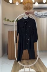 4 Mevsim Kumaş Tesettür Takım ( 1 BEDEN BÜYÜK ALIN )