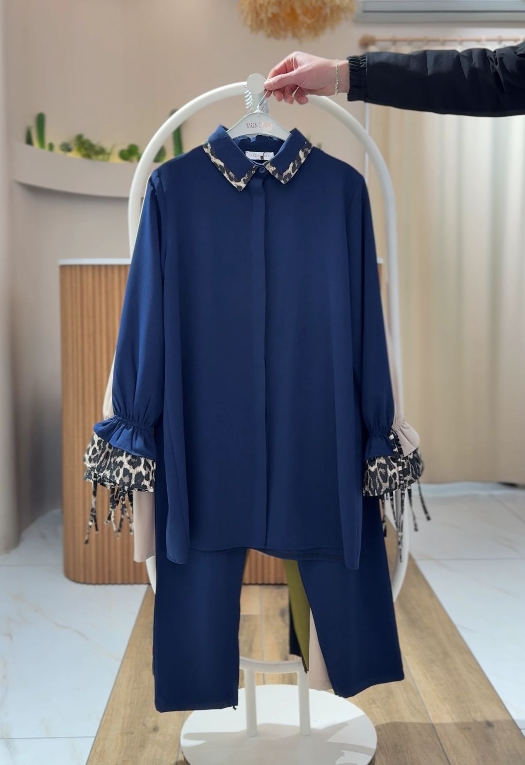 LEOPAR DETAYLI 2'Lİ TAKIM