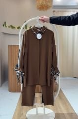 LEOPAR DETAYLI 2'Lİ TAKIM