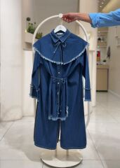Katmanlı Yaka Detaylı Denim Takım ( YENİ SEZON  )