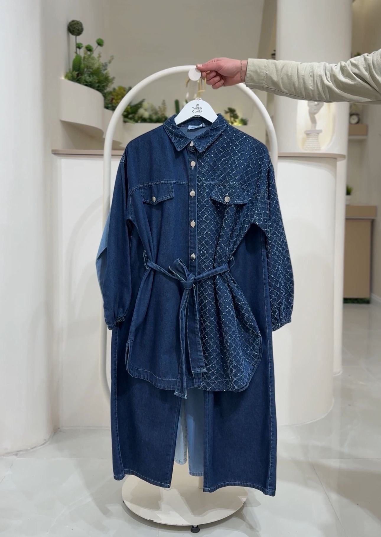 Kot Tunik Pantolon Takım – Modern Kalıp