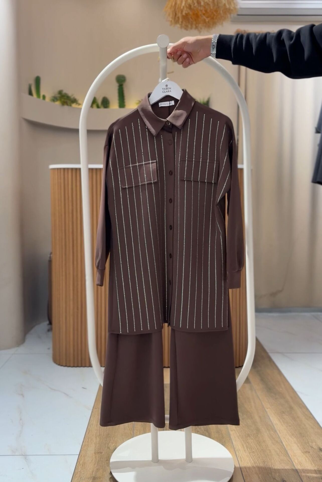 NOOLA TAŞ DETAYLI 2'Lİ TAKIM