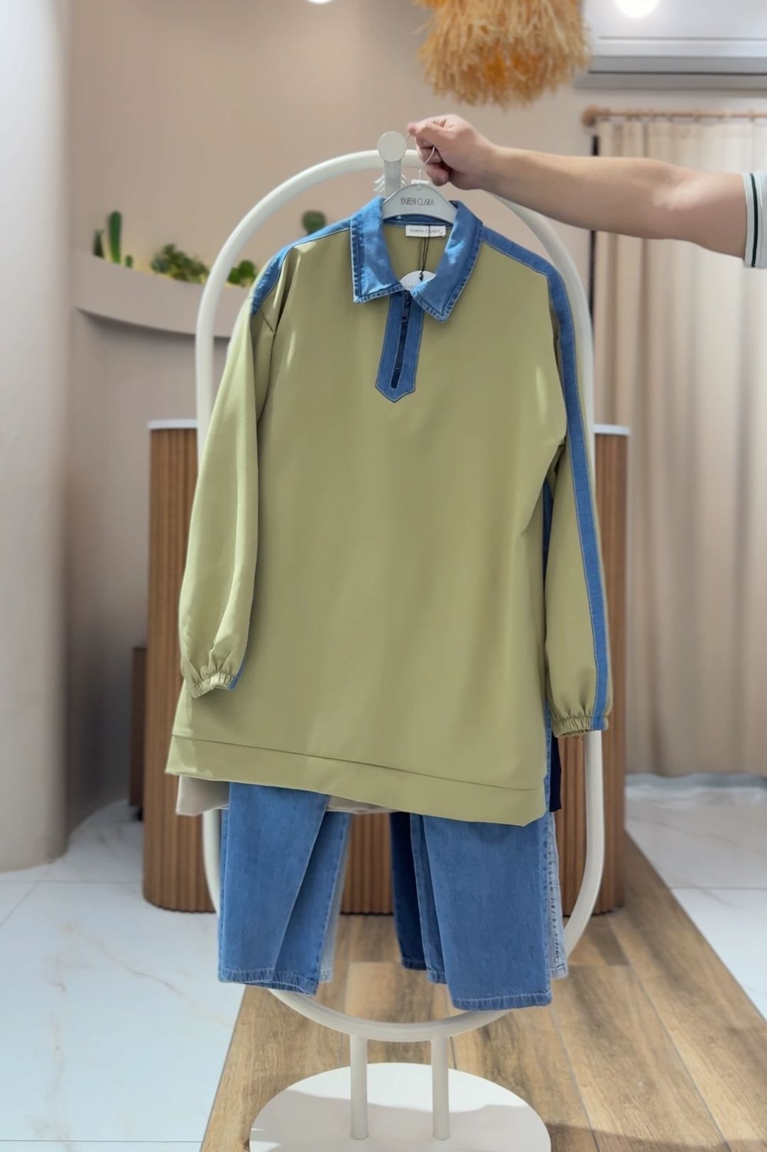 4 Mevsim Kumaş Tesettür Takım VİOLE - 46