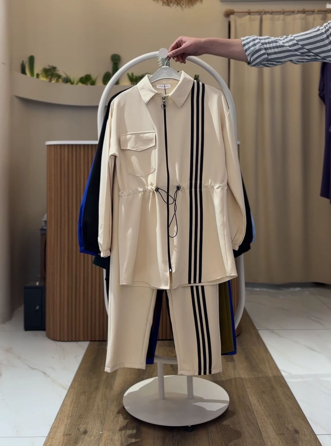 4 Mevsim Kumaş Tesettür Takım