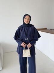 Minimal Dökümlü Detaylı Şık Takım