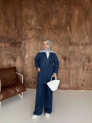 Kot İkili Takım – Rahat Kesim Denim Şıklık