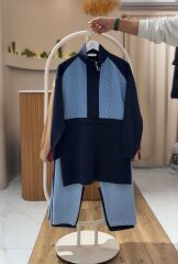 DENİCA KOT DETAYLI 2'Lİ TAKIM